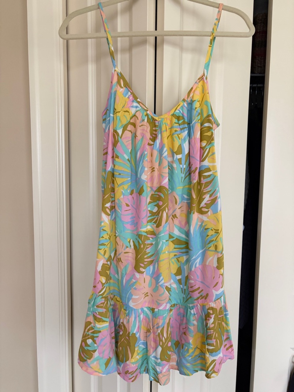 Billabong Pastel Floral Ruffle Sundress